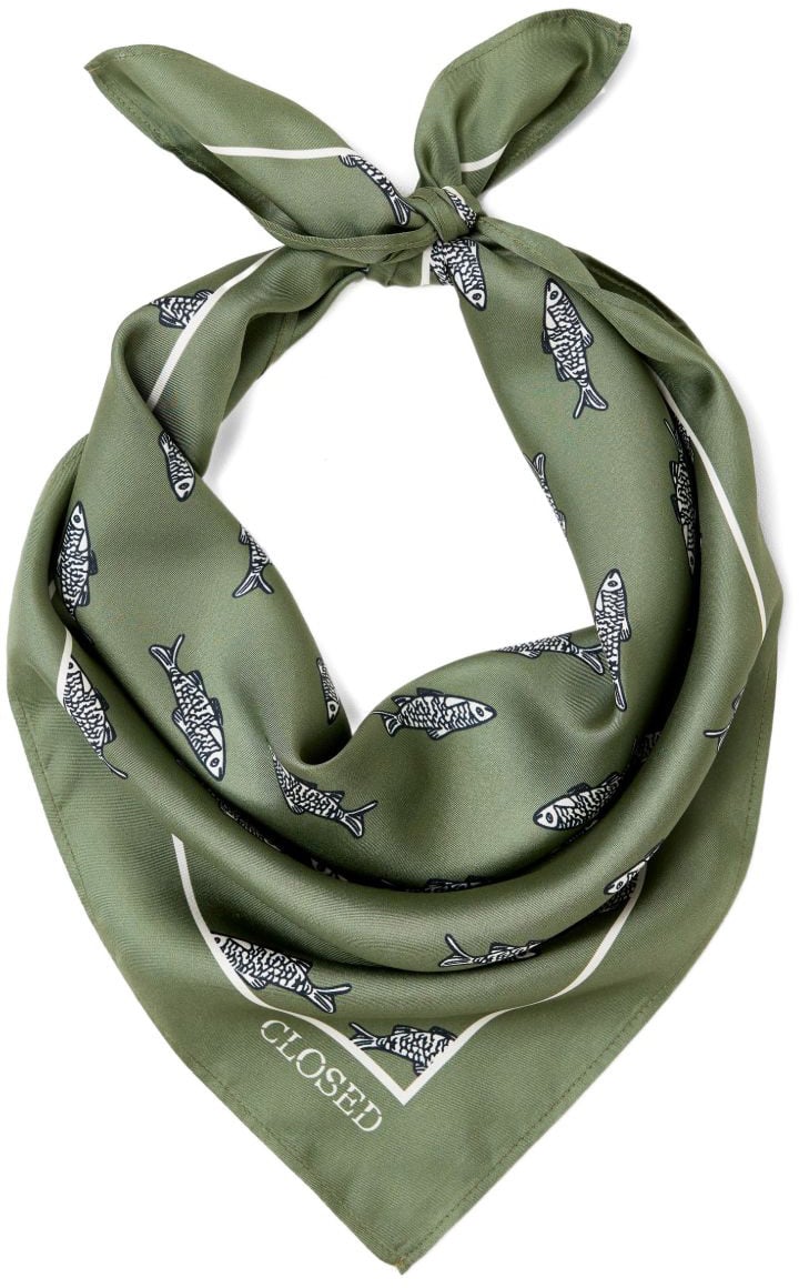 Closed Scarfs Green Groen