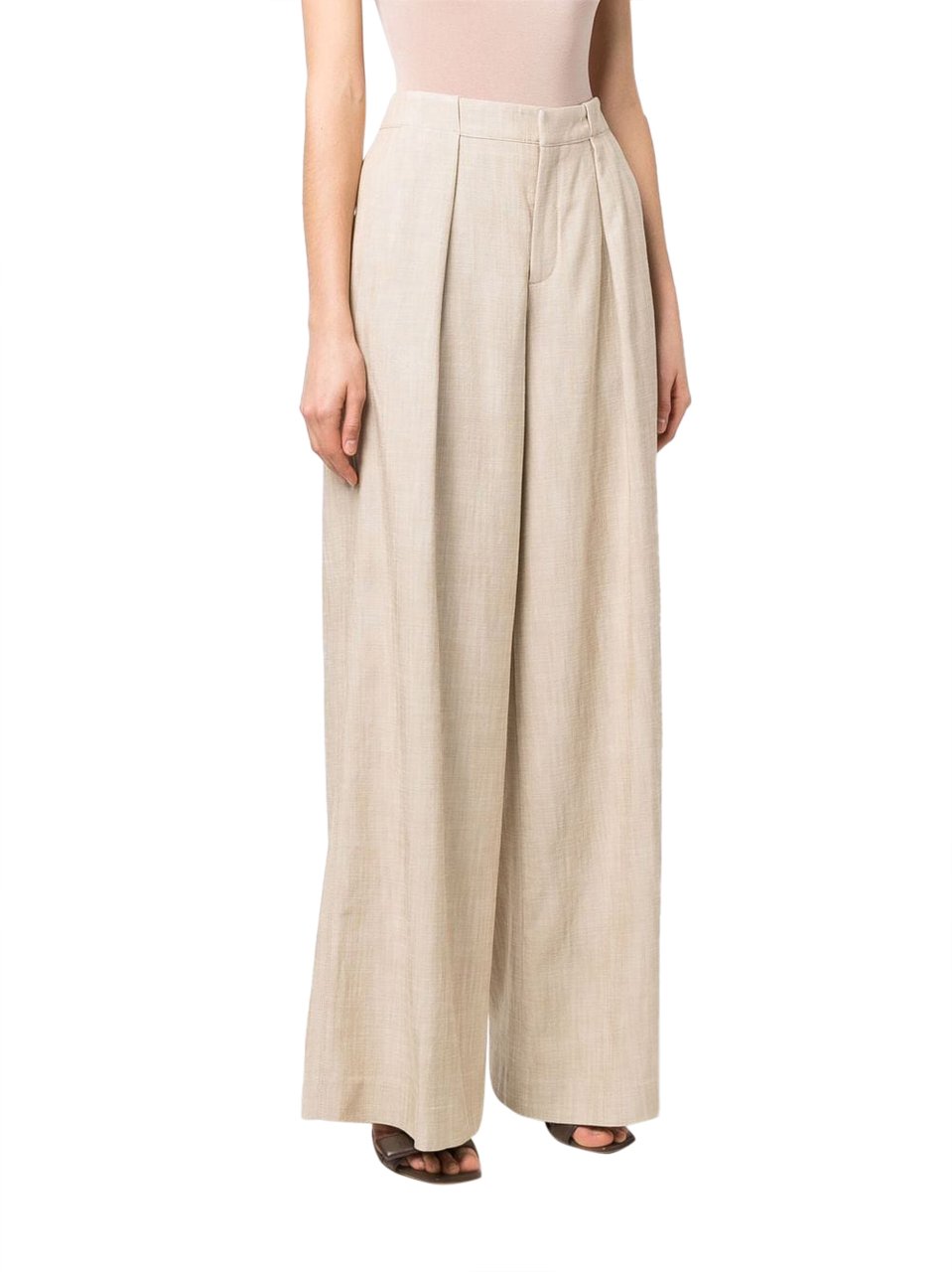 Closed Trousers Beige Beige