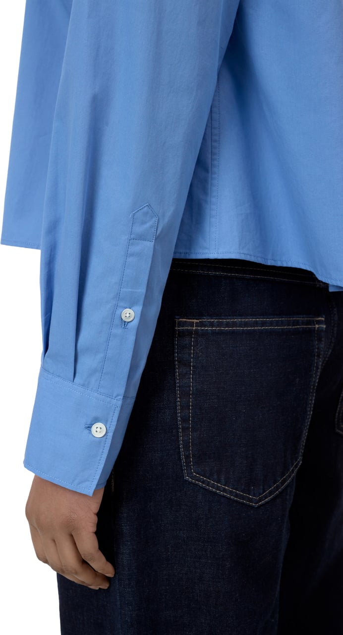 Closed - A-line shirt - C94141-25C-22 - 552 Blauw