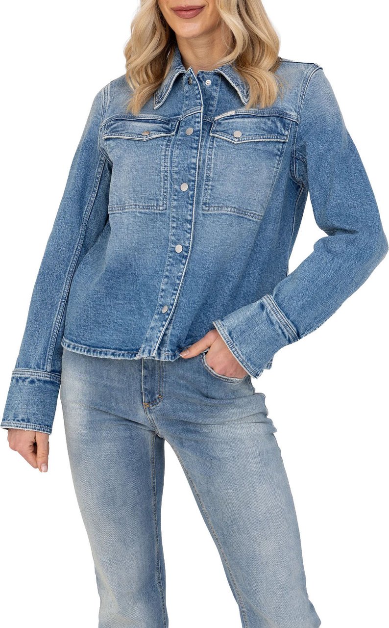 Closed - Utility shirt - C94209-050-4E - MBL Blauw