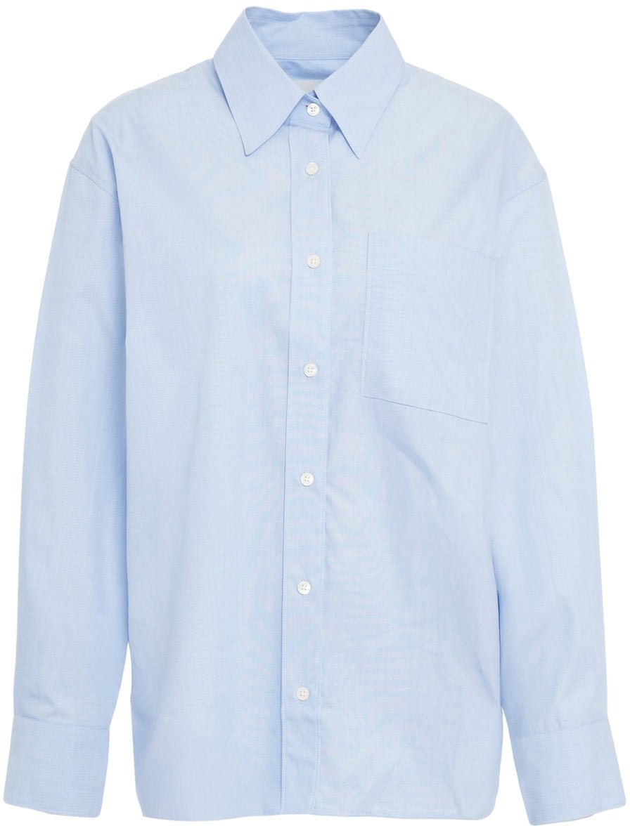 Closed Cotton blouse Blauw