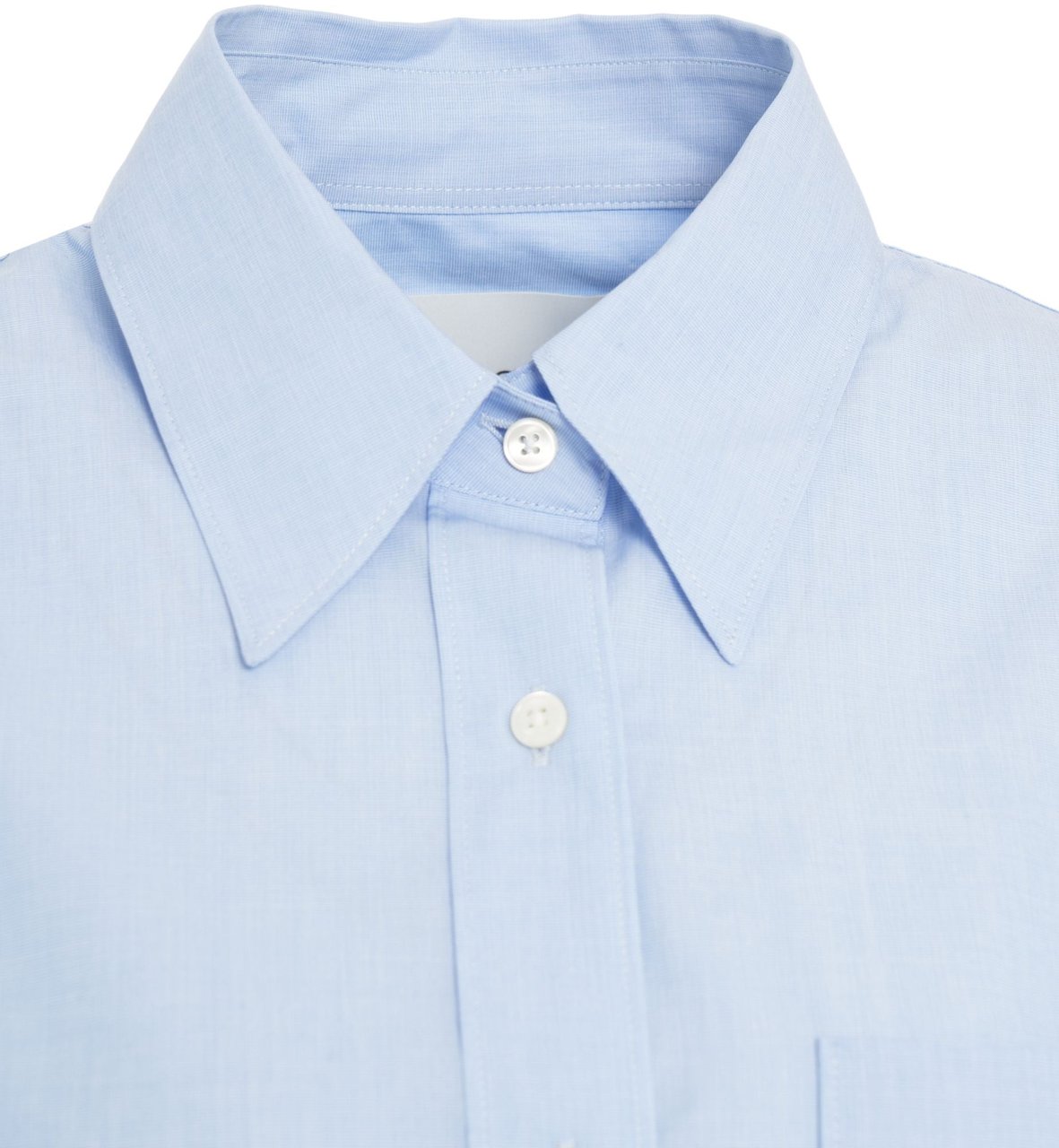 Closed Cotton blouse Blauw