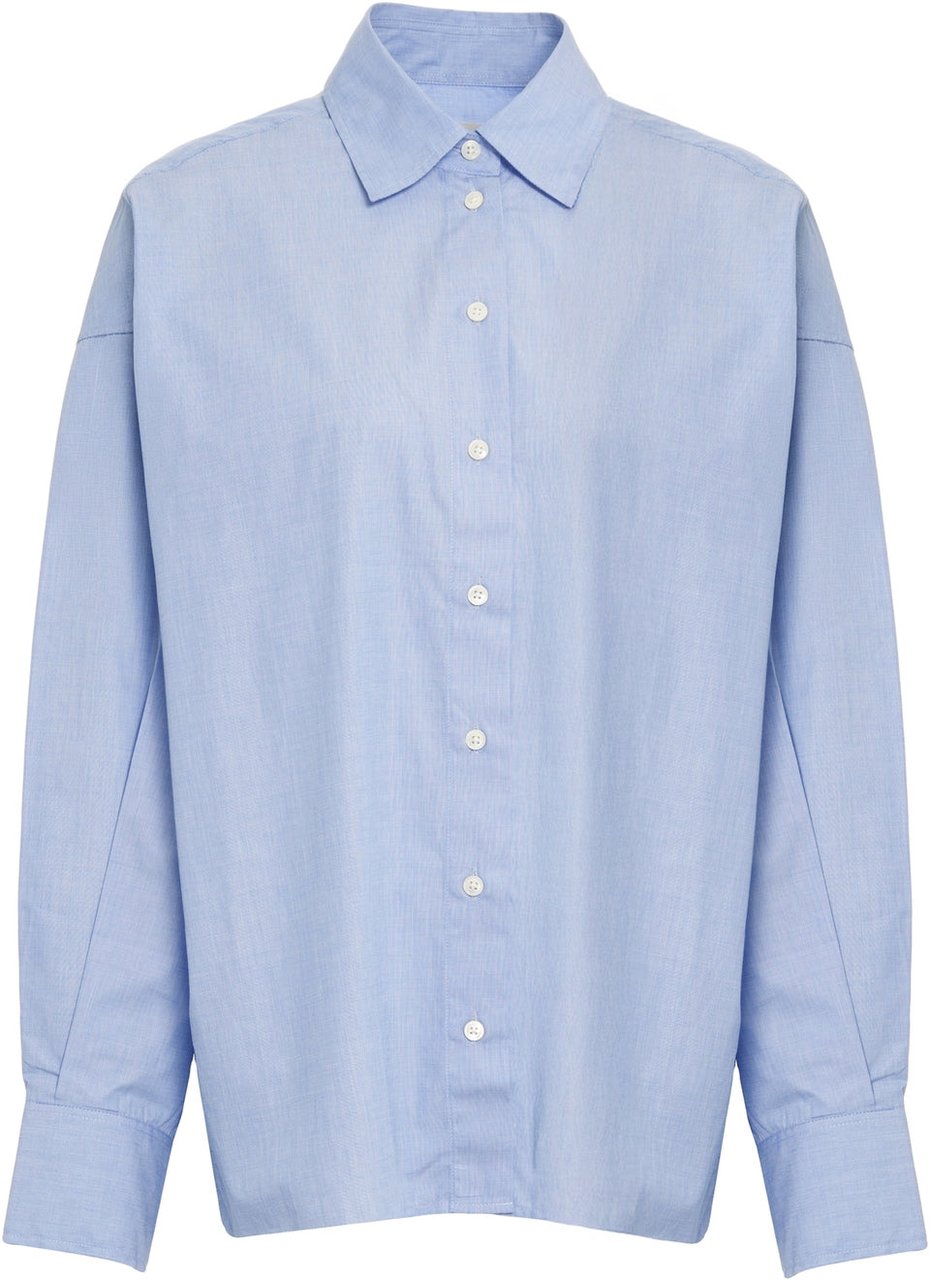 Closed Cotton blouse Blauw