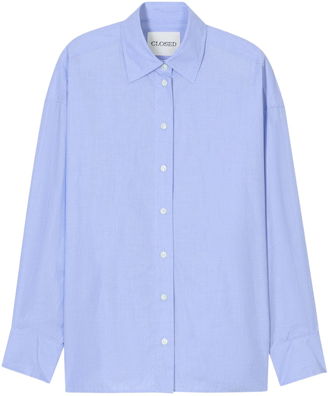 Closed Closed Cape Shirt Blouses Lichtblauw C94619-24p-22 Blauw