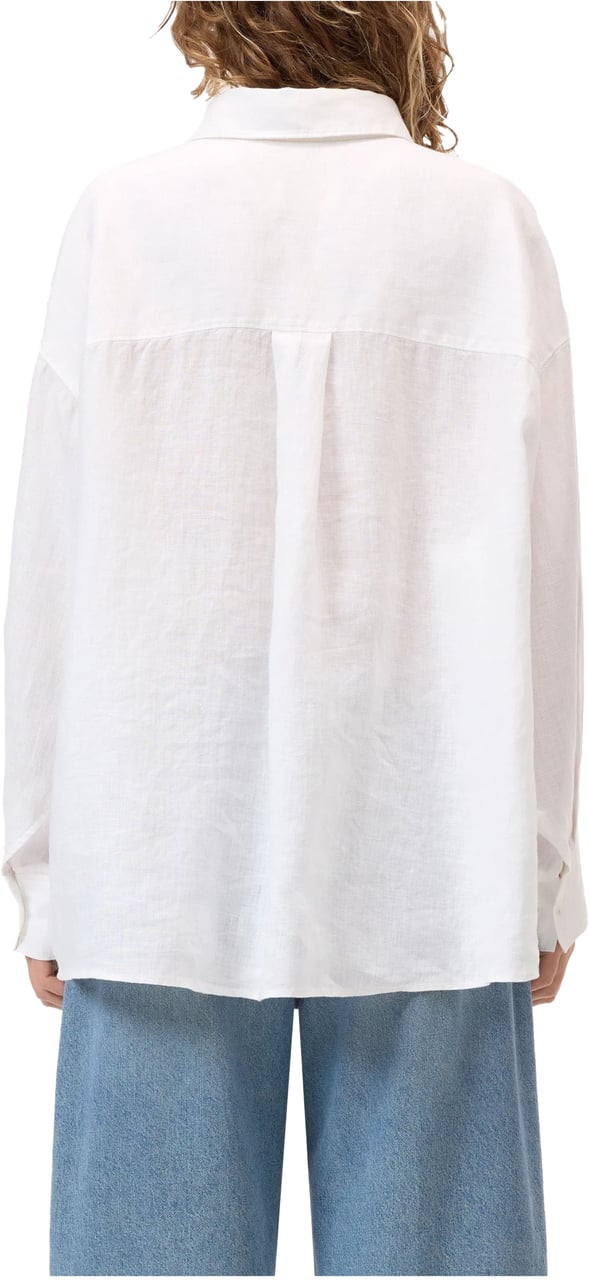 Closed Closed Cape Shirt Blouses Wit C94619-29a-22 Wit