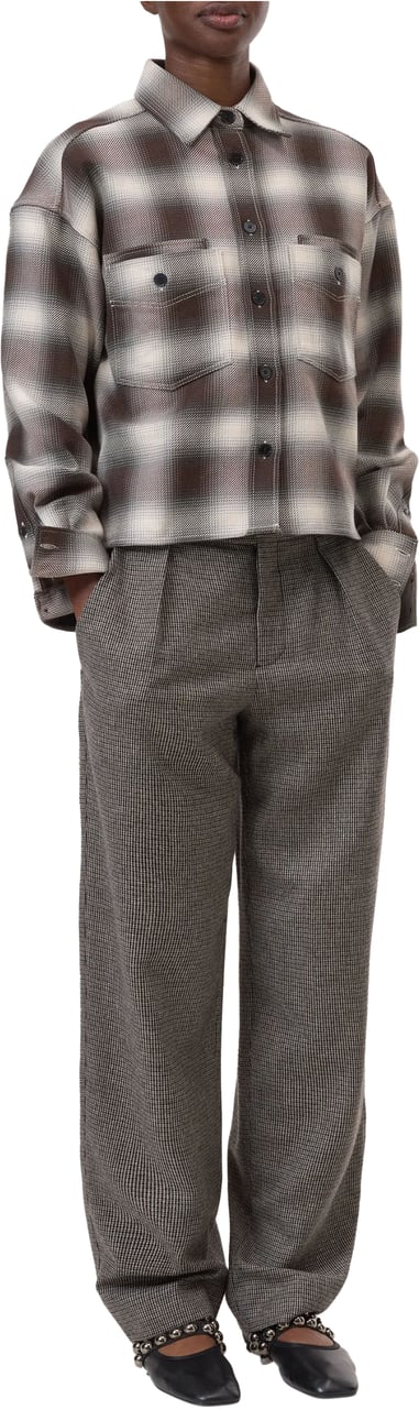 Closed Closed Cropped Front Oversized Shirt Blouses Multicolor C94644-21j-22 Divers