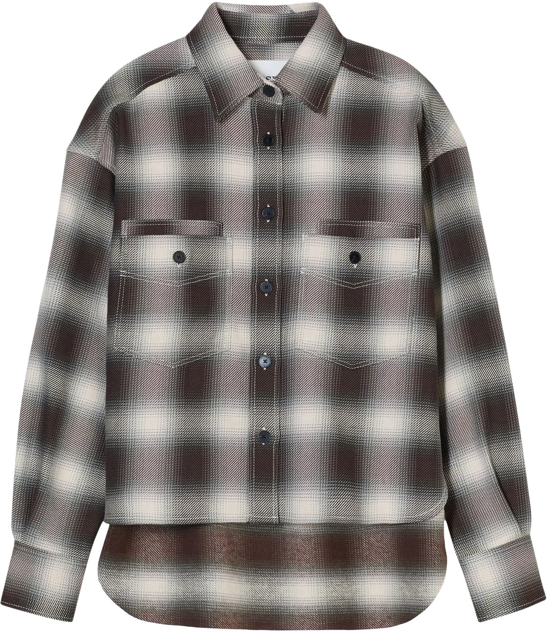 Closed Closed Cropped Front Oversized Shirt Blouses Multicolor C94644-21j-22 Divers