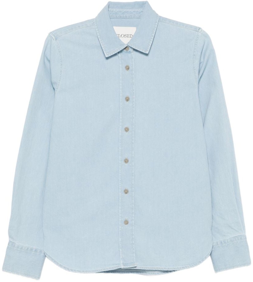 Closed Shirts Azzurro Blauw