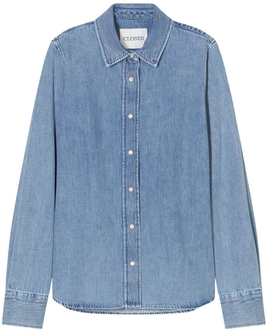 Closed Shirts Clear Blue Blauw