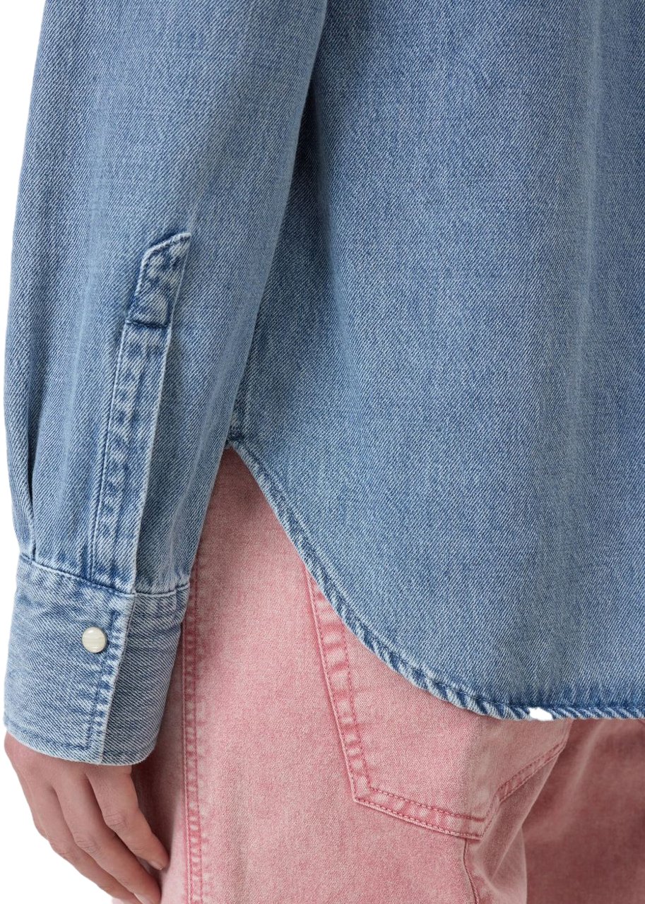 Closed Shirts Clear Blue Blauw