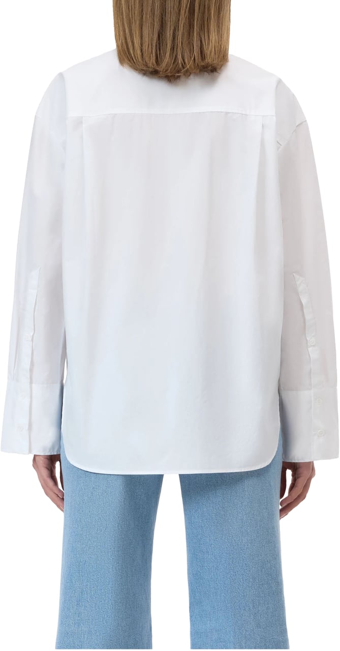 Closed Closed Scarf Shirt Blouses Wit C94789-252-22 Wit