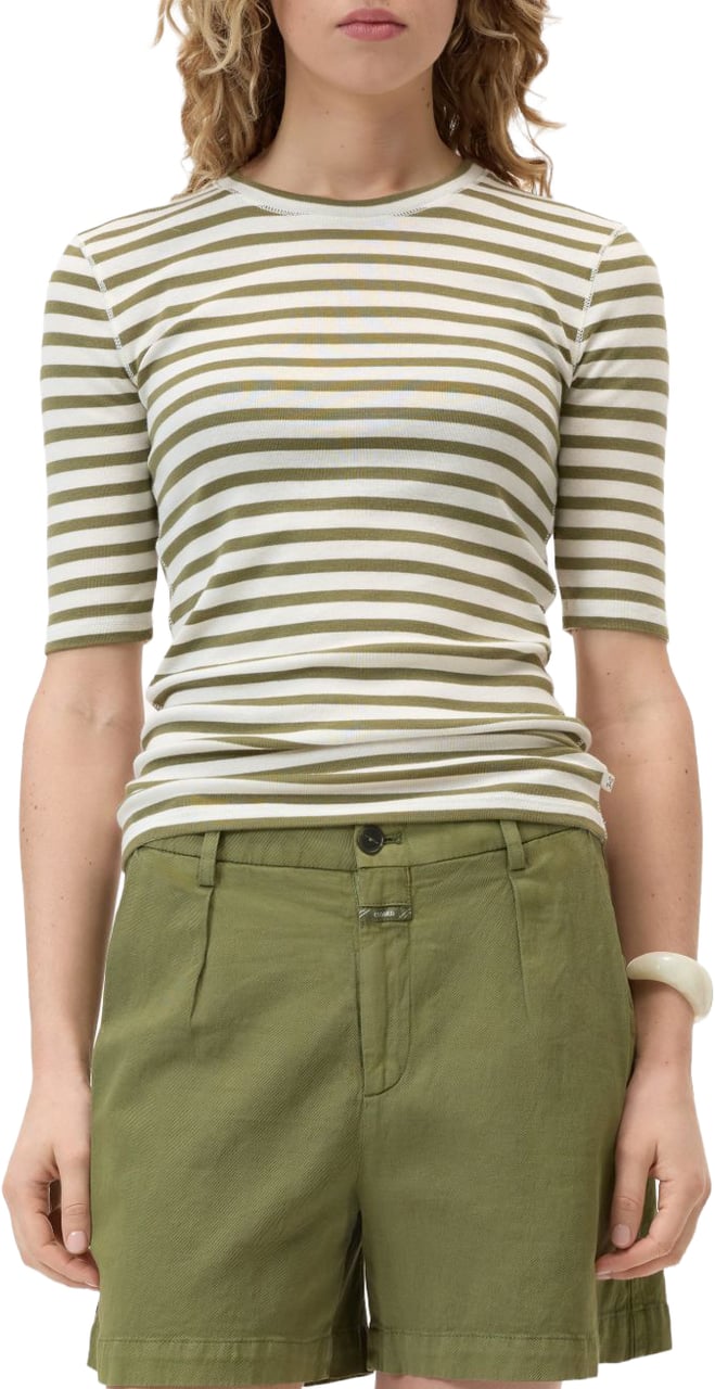 Closed T-Shirts And Polos Verde Donkergroen