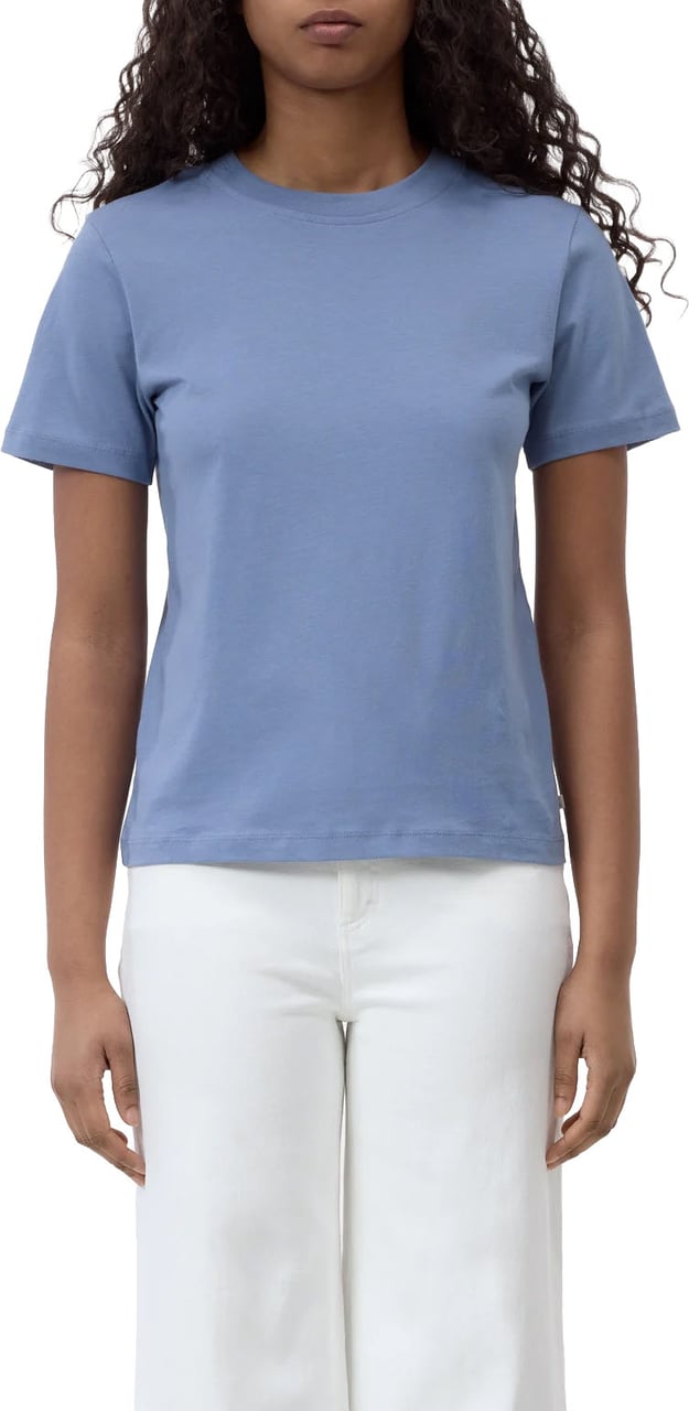 Closed - Basic t-shirt - C95200-40N-22 - 531 Stone blue Blauw