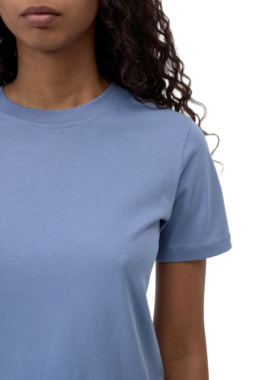 Closed - Basic t-shirt - C95200-40N-22 - 531 Stone blue Blauw