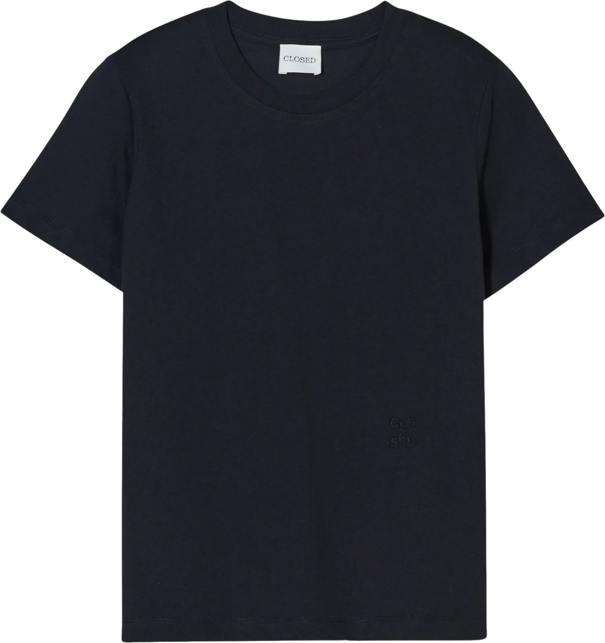 Closed Basic T-shirt T-shirts Zwart C95200-44h-em Zwart