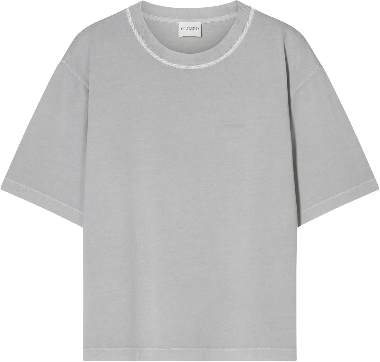 Closed Closed Relaxed T-shirt T-shirts Grijs C95500-44h-13 Grijs