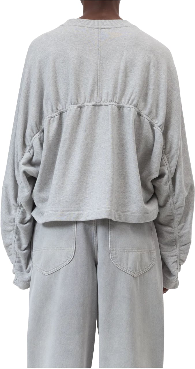 Closed Closed Gathered Sweatshirt Sweaters Lichtgrijs C95761-475-22 Grijs