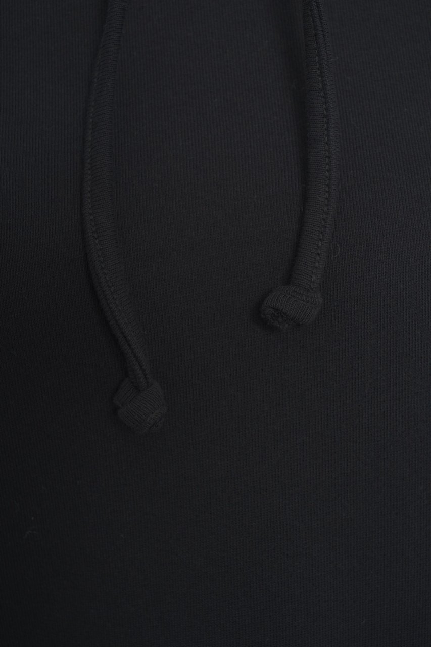 Closed Hoodie with logo detail Zwart