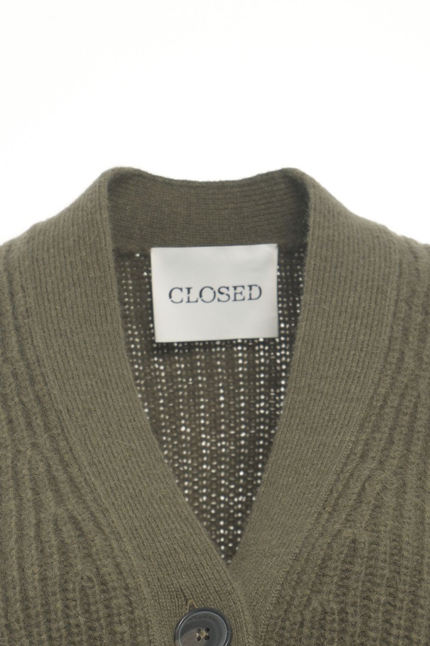 Closed Alpaca Blend Cardigan Groen