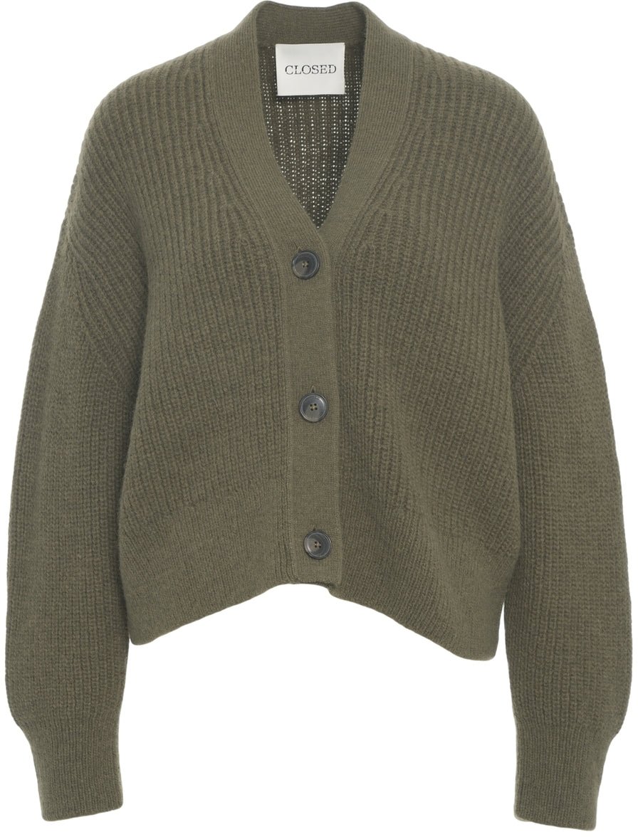 Closed Alpaca Blend Cardigan Groen