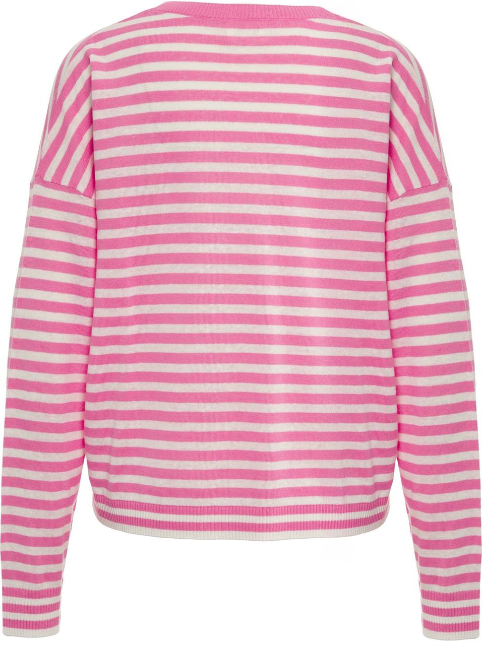 Closed Striped sweater Roze