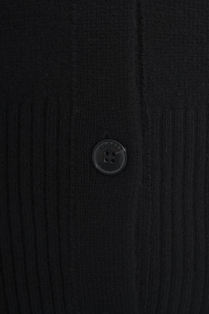 Closed Wool cardigan Zwart
