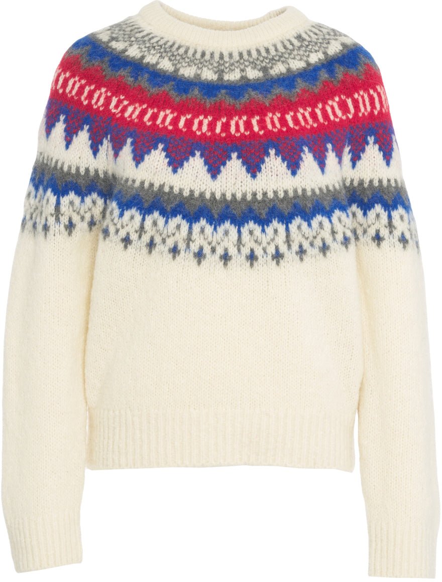 Closed Sweater with pattern Wit