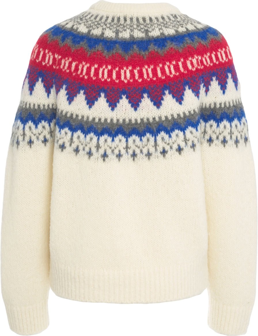 Closed Sweater with pattern Wit
