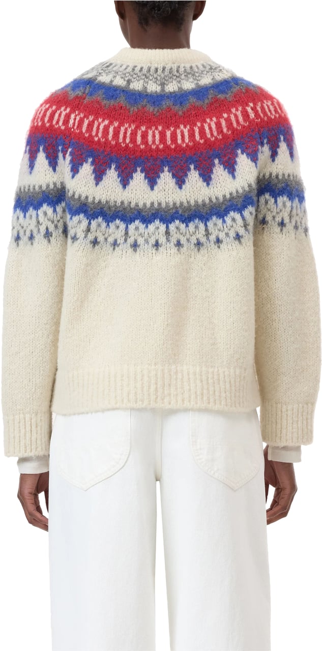 Closed Closed Crew Neck Long Sleeve Truien Ecru C96419-94c-jc Wit