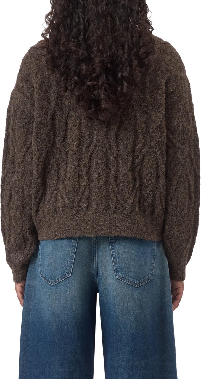 Closed - Troyer zip cardigan - C96449-98W-22 - 963 Bruin