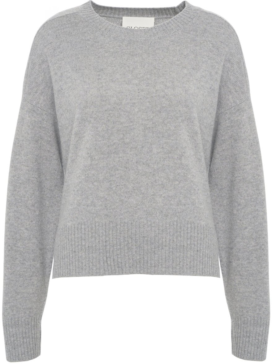 Closed Wool crew neck sweater Grijs