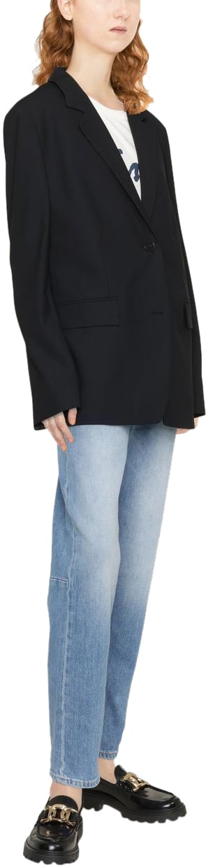 Closed Jackets Black Zwart