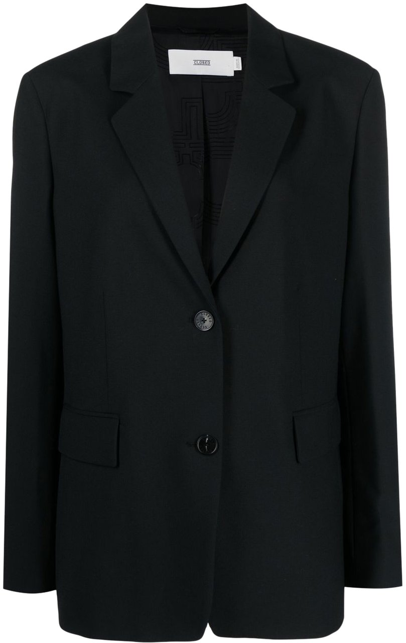 Closed Jackets Black Zwart
