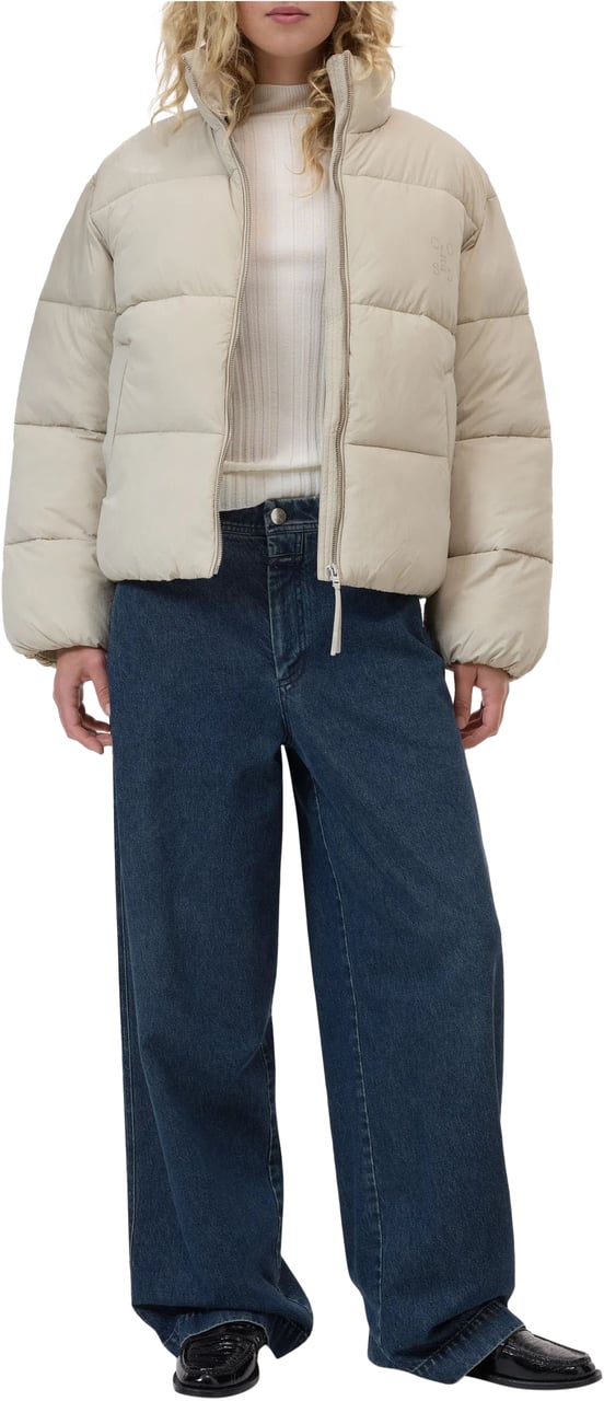Closed Closed Cropped Puffer Jacket Puffer Jassen Beige C97216-69f-22 Beige