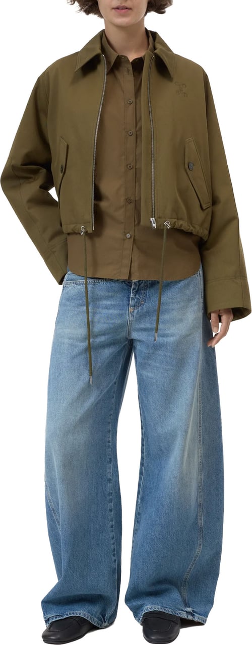 Closed - Sportive blouson - C97299-50L-22 - 634 Deep olive Groen