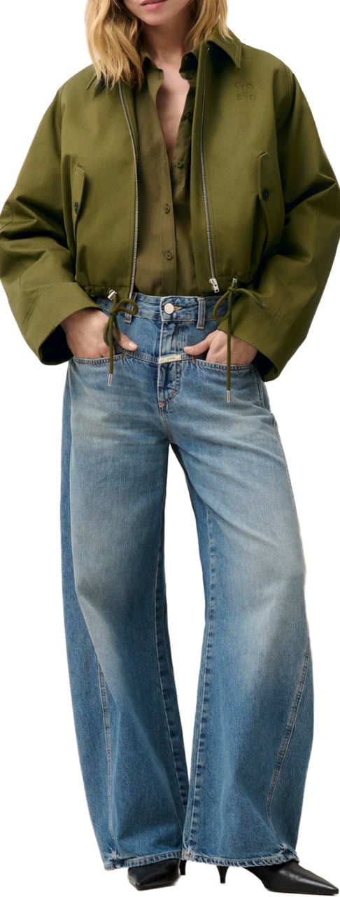 Closed - Sportive blouson - C97299-50L-22 - 634 Deep olive Groen