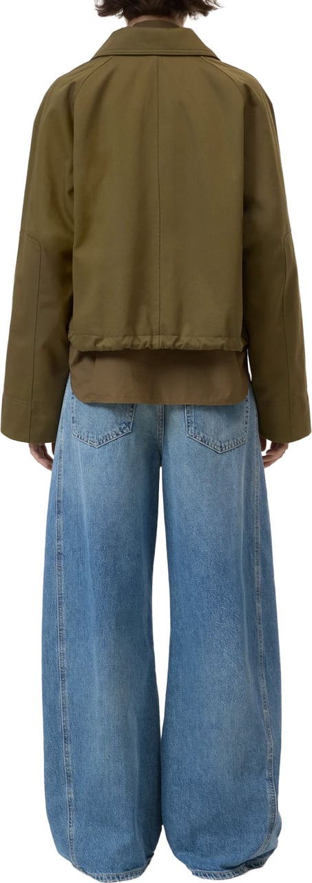Closed - Sportive blouson - C97299-50L-22 - 634 Deep olive Groen