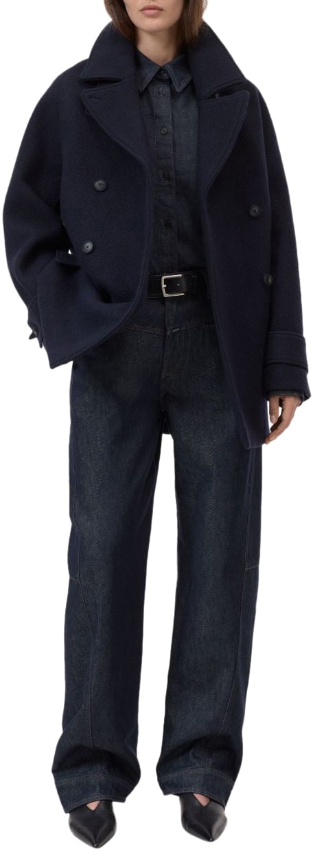 Closed Coats Blue Blauw