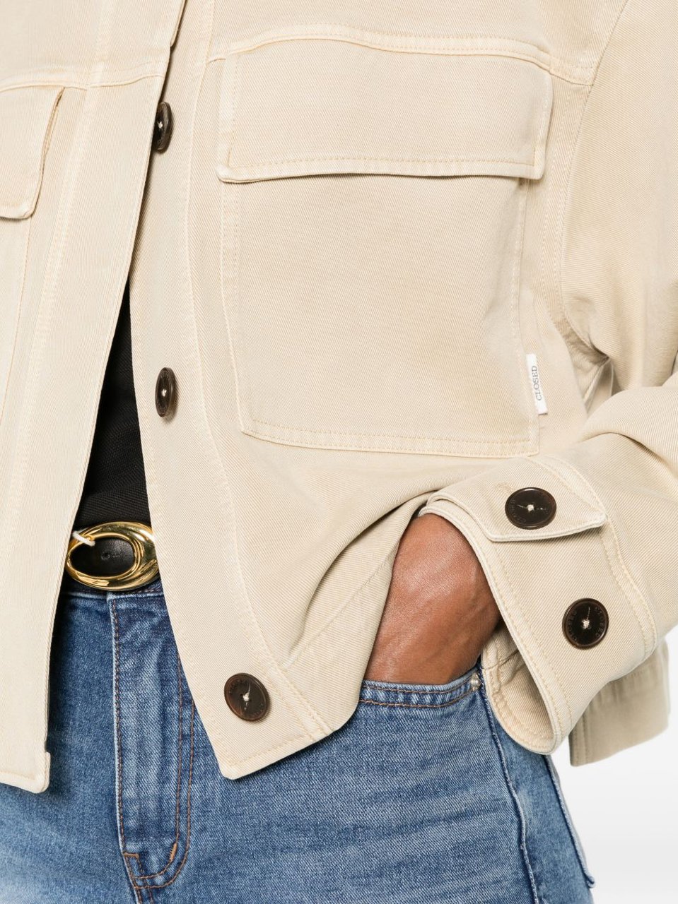 Closed Jackets Beige Beige