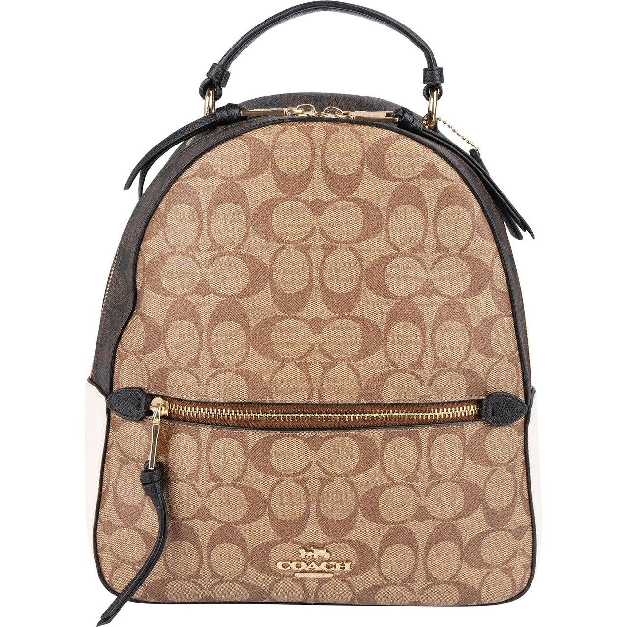 Coach Monogram Signature Canvas Charlie Backpack Bruin