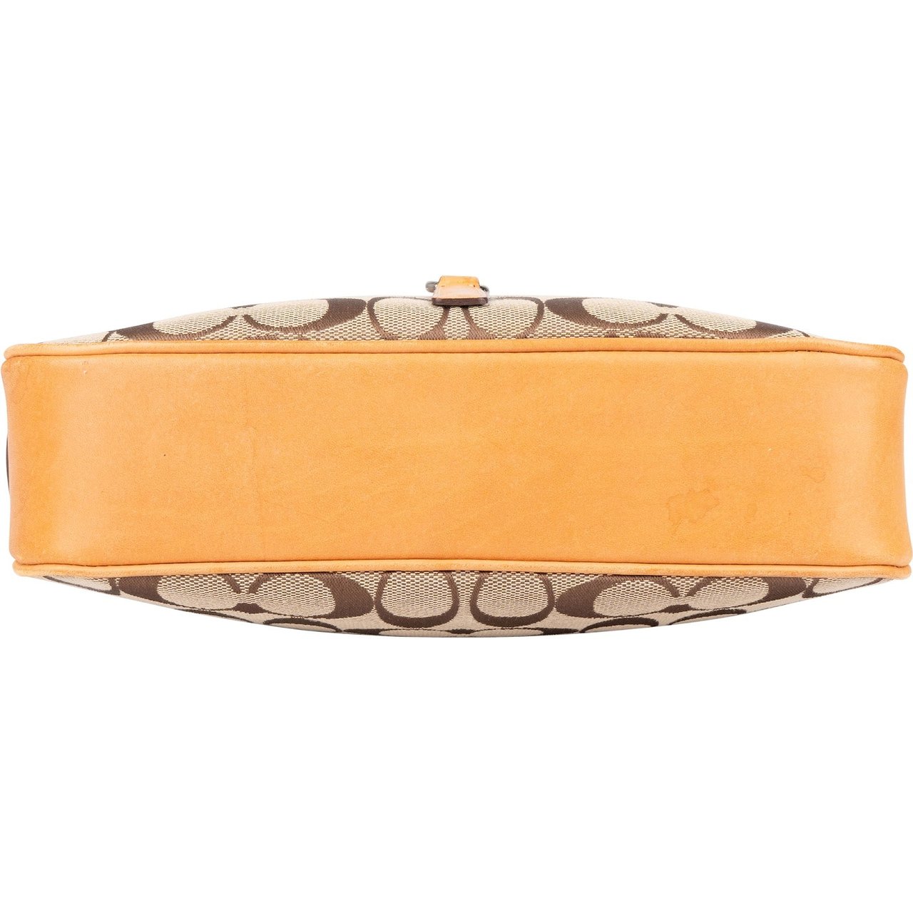 Coach Coach Monogram Signature Hobo Shoulder Bag Bruin