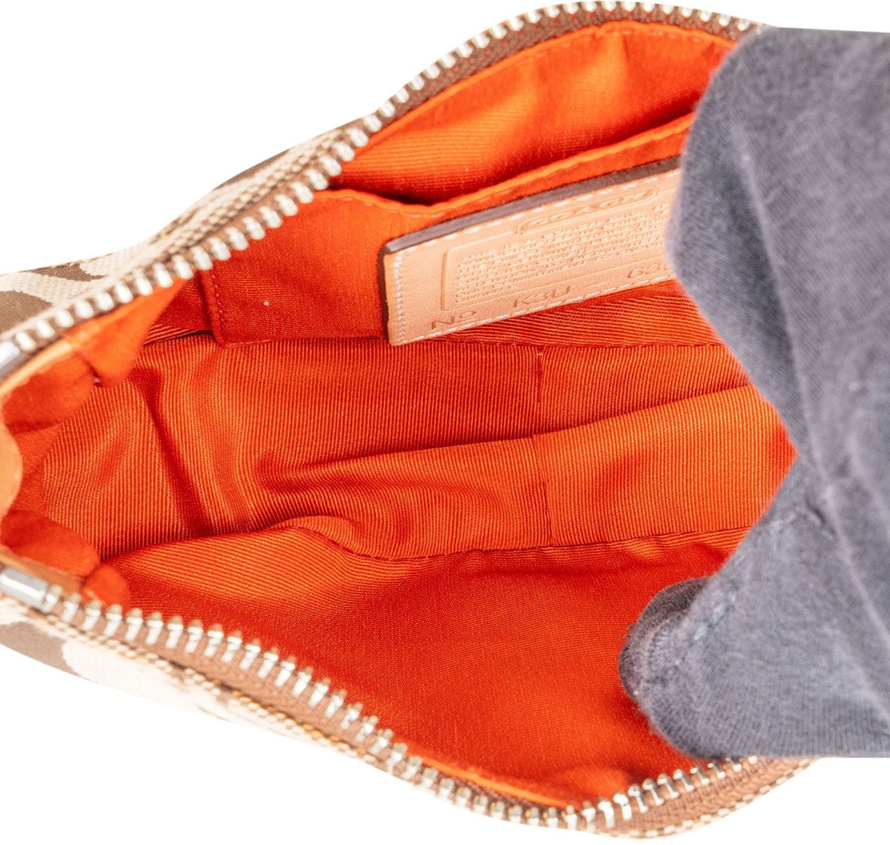 Coach Coach Classic Monogram Demi Flap Mini Handbag Bruin