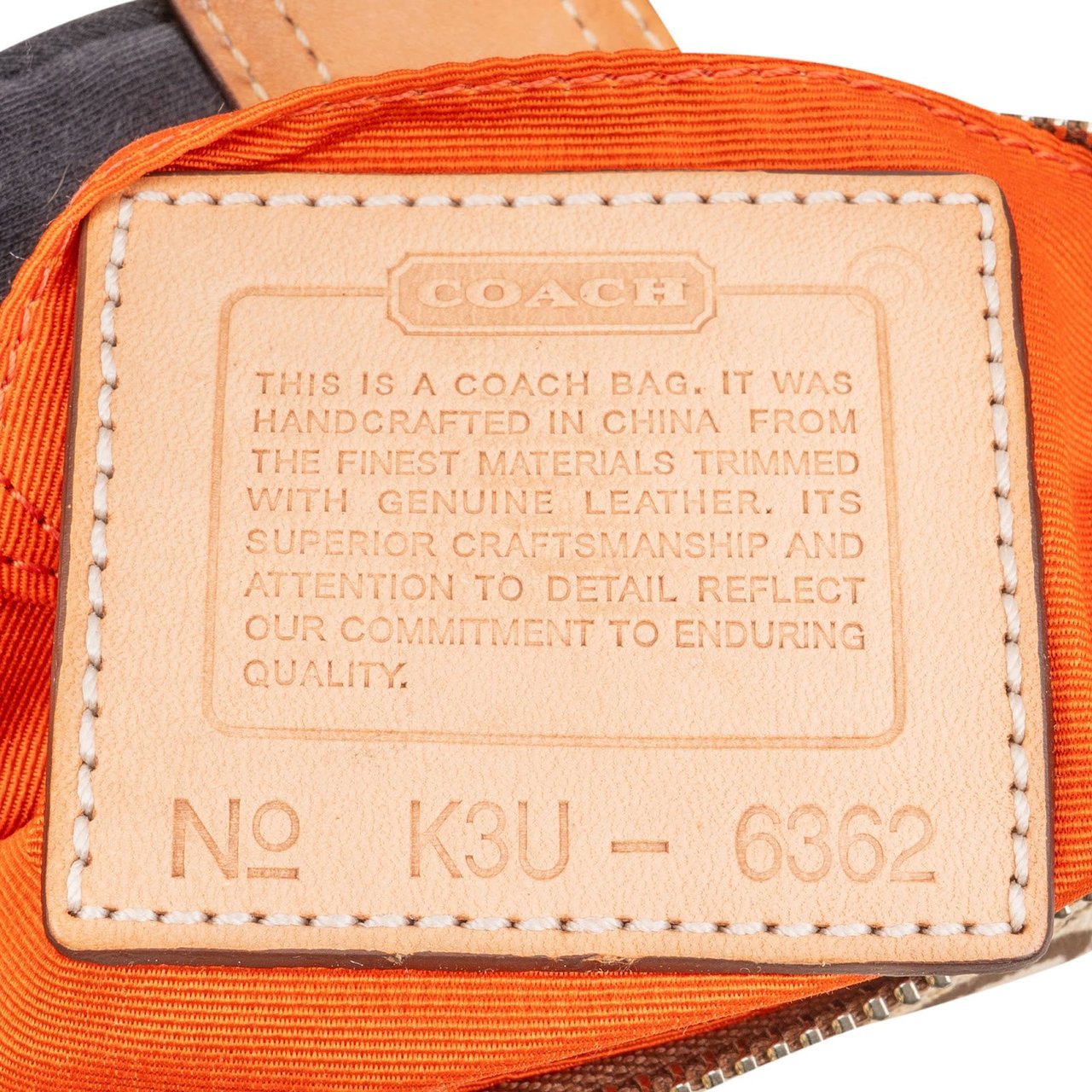 Coach Classic Monogram Demi Flap Mini Handbag Bruin