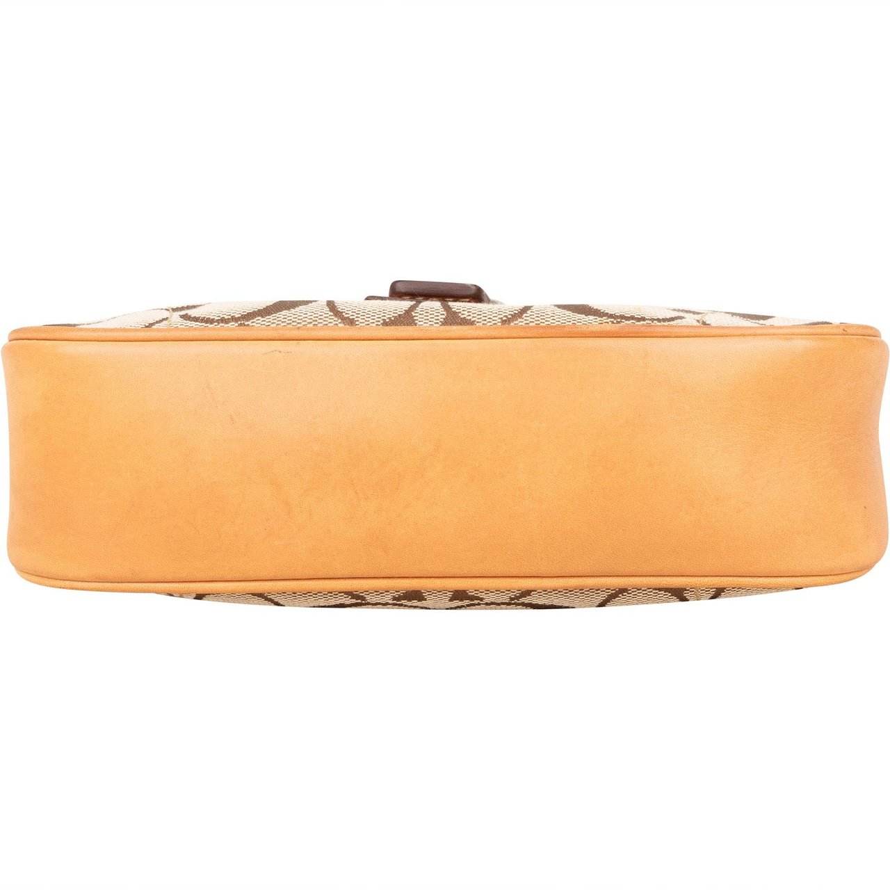 Coach Coach Classic Monogram Demi Flap Mini Handbag Bruin