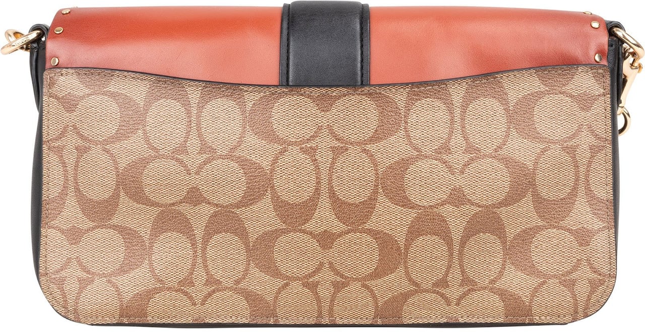 Coach Coach Monogram Georgie Crossbody Bag Bruin