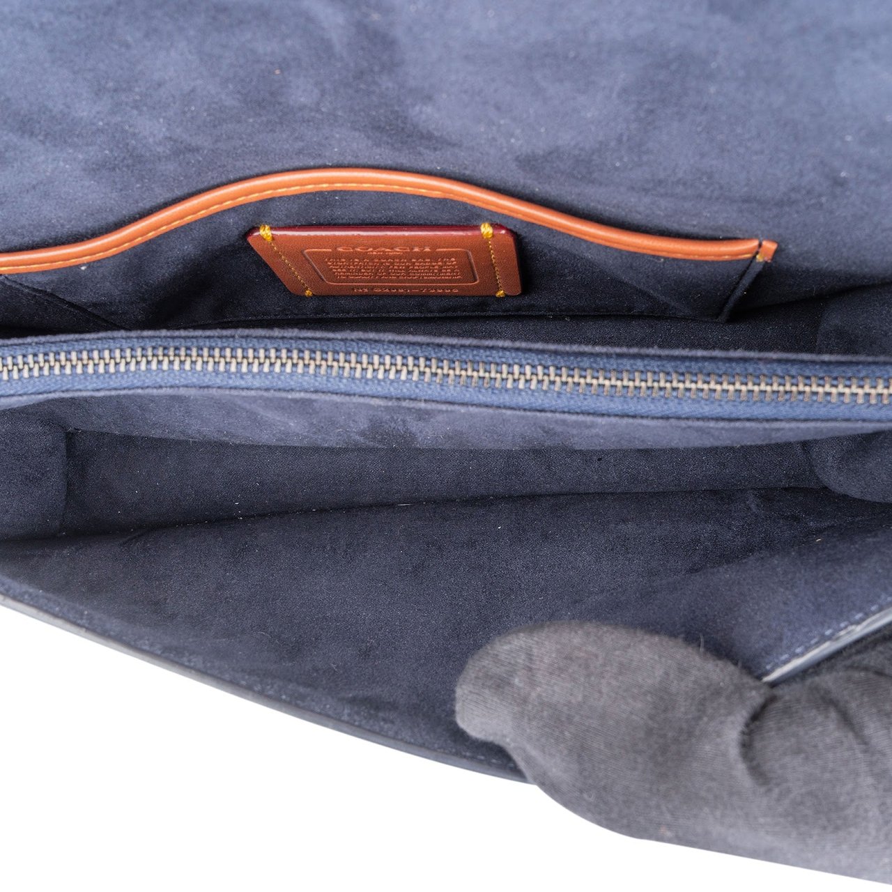 Coach Coach Pebbled Leather Tabby 26 Shoulder Bag Lichtblauw