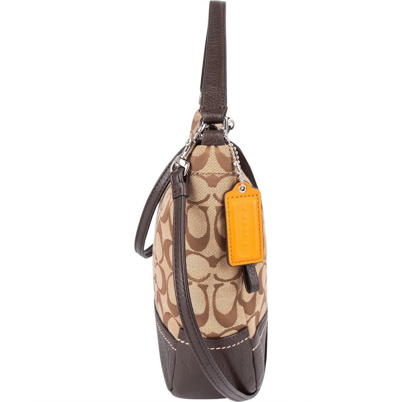 Coach Coach Monogram Signature Handbag Bruin