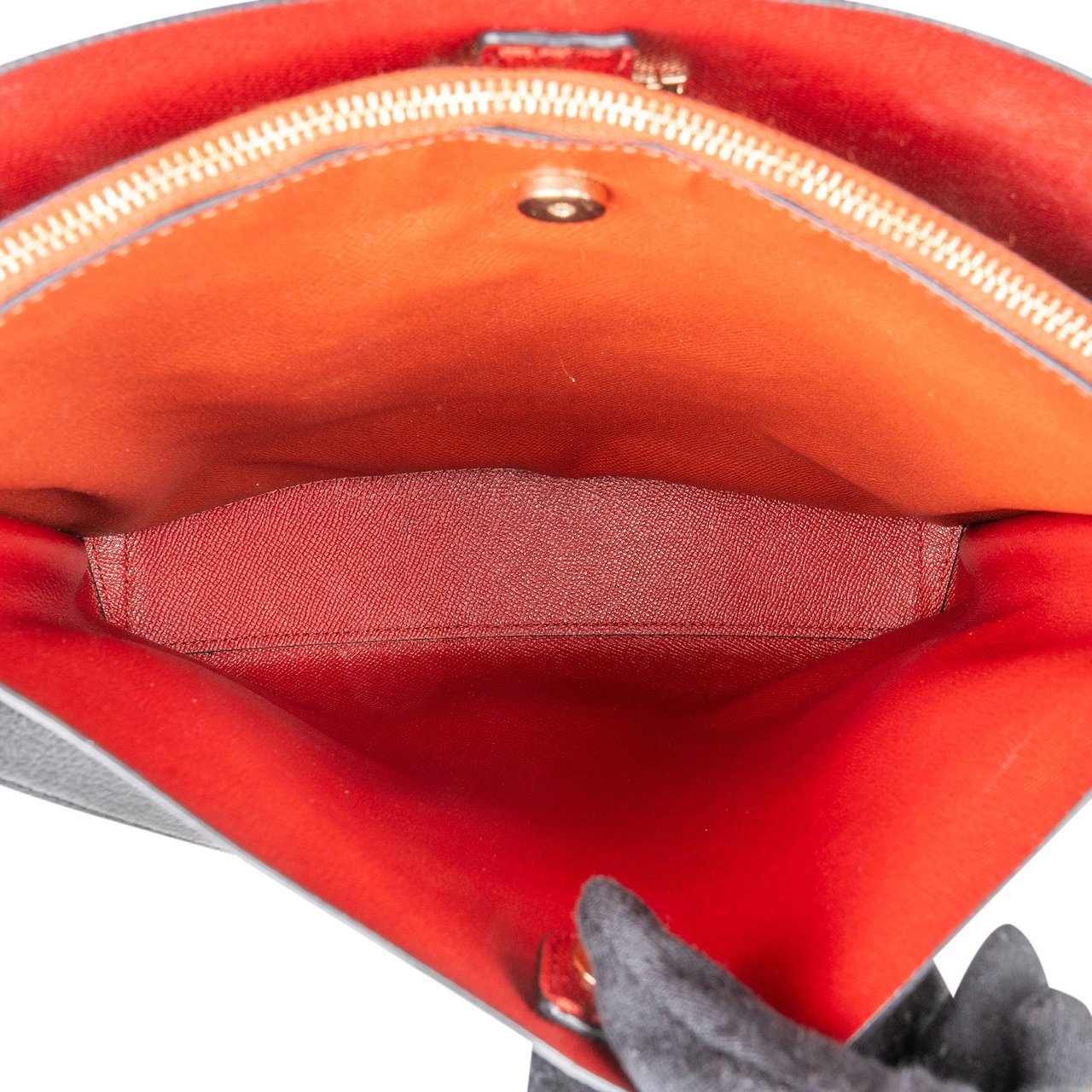 Coach Coach Pebbled Leather Mollie Bucket Shoulder Bag Zwart