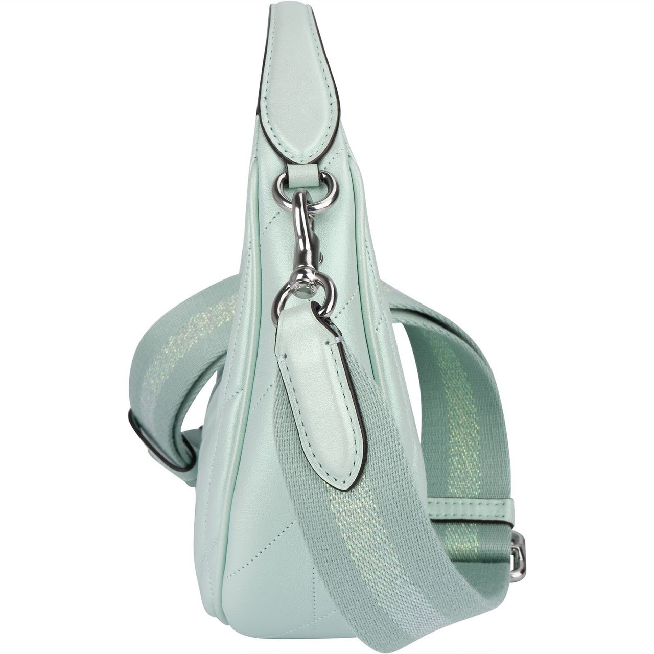 Coach Coach Quilted Leather Luna Shoulder Crossbody Bag Lime