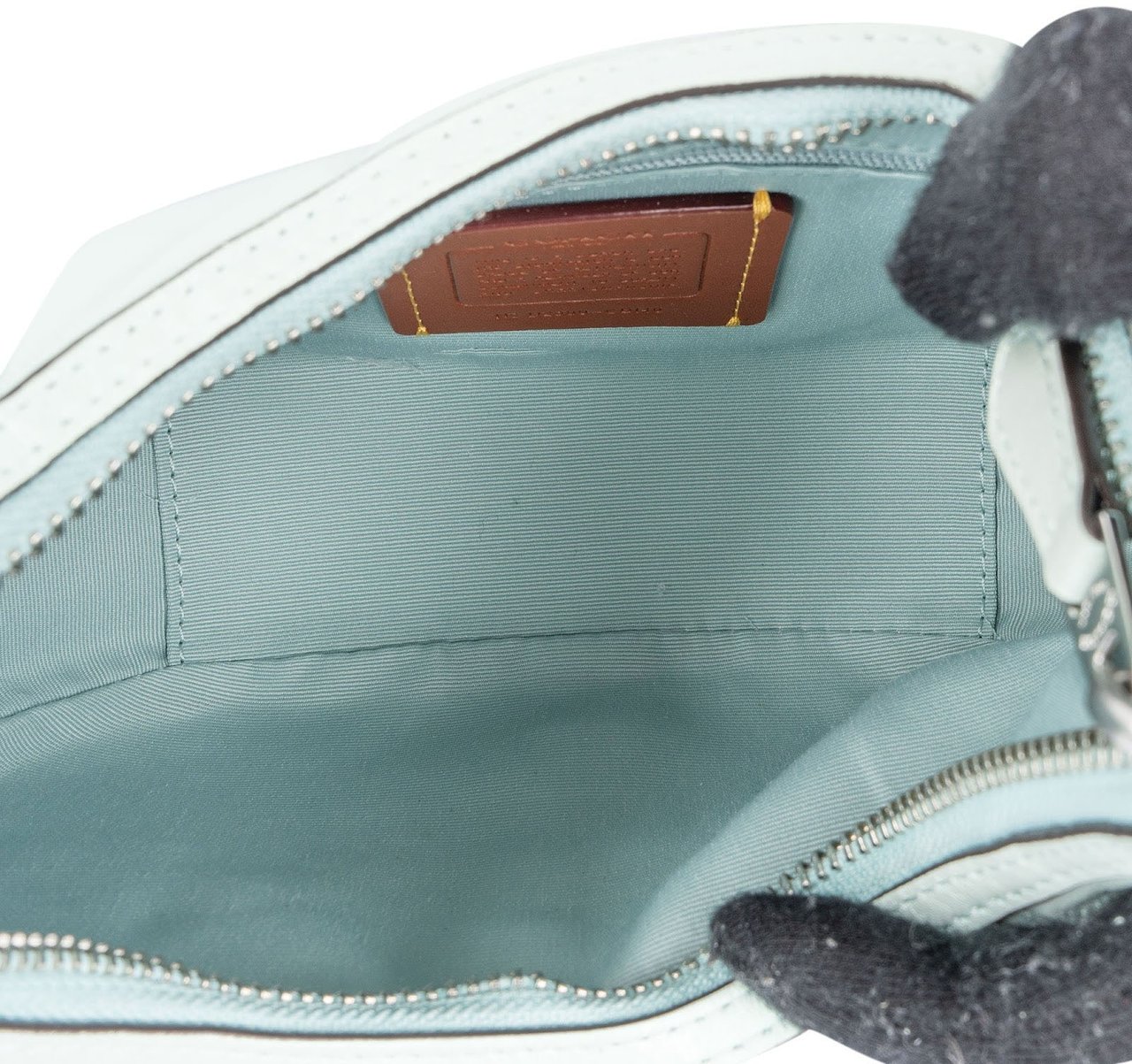 Coach Coach Quilted Leather Luna Shoulder Crossbody Bag Lime